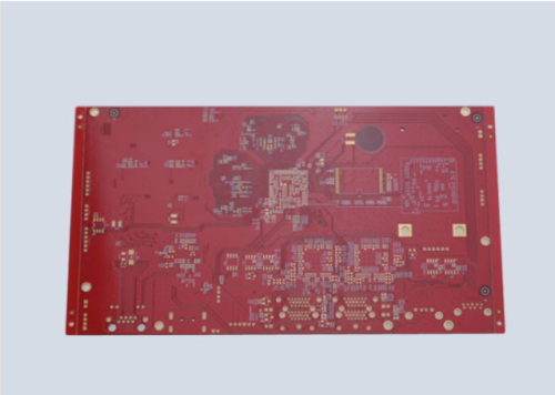 6-layer purple oil through hole PCB circuit board&pcba