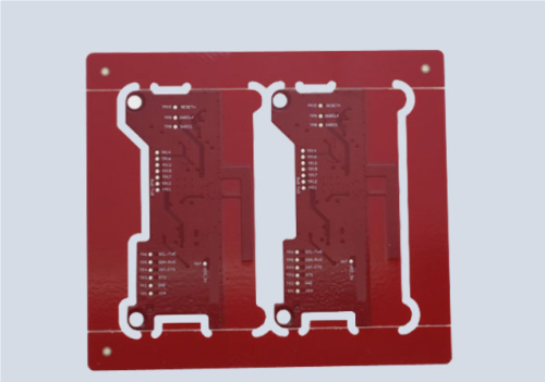 Red oil PCB blind hole circuit board&PCBA